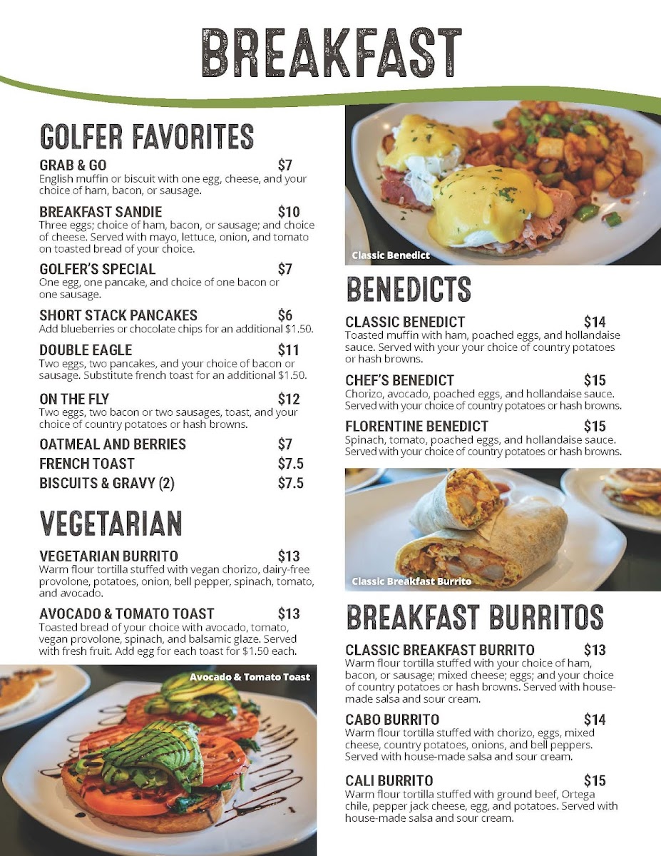 Menu Canyon Lake Golf & Country Club-5